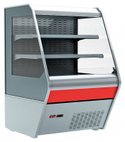 Горка холодильная Carboma F 13-07 VM 1,0-2 (1260/700 ВХСп-1,0) (стеклопакет) 