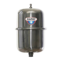 Гидроаккумулятор настенный вертикальный Zilmet INOX-PRO - 12 л. (с несменной мембраной)
